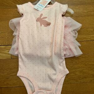 Baby girl tutu bodysuit set size 9m NWT